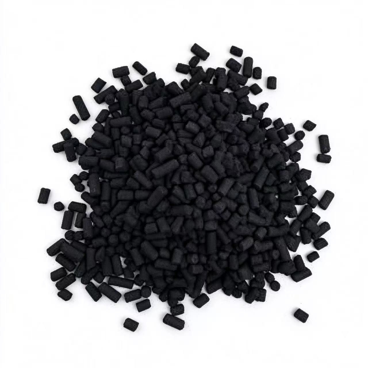 Waste gas treatment columnar activated carbon